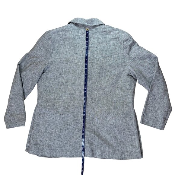 Metallic Silver Blazer + Side Button Accents (XL) A New Day - Picture 11 of 11